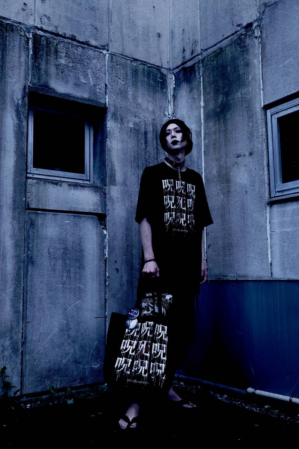 ★E HIPHEN SIXTY SIX★ドクロ柄カットソウ★SEXPOTパンク ☆E HIPHEN SIXTY SIX☆ドクロ柄カットソウ☆SEXPOTパンク